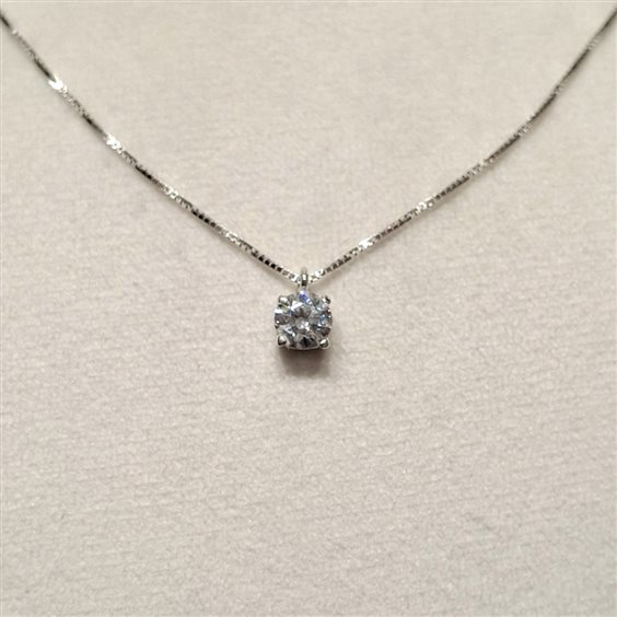 Collana Fanton Gioielli Donna COLLANE ORO in Oro bianco Cubic Zirconia C.C-46_52 - C.C-46_52